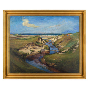 Alfred Märtens, Coastal Landscape With Estuary