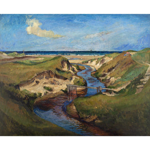 Alfred Märtens, Coastal Landscape With Estuary