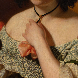 19th-Century French School Portrait Of A Lady