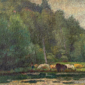 Georgio Aicardi, Cattle Grazing By A River