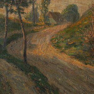 Michel Bang-Sorensen, Rural View With Winding Track
