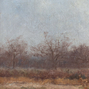 Léon Marie Benoît, Autumnal Landscape With Distant Hills