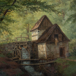 Johannes Boesen, Forest Landscape With Watermill
