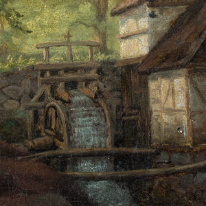 Johannes Boesen, Forest Landscape With Watermill