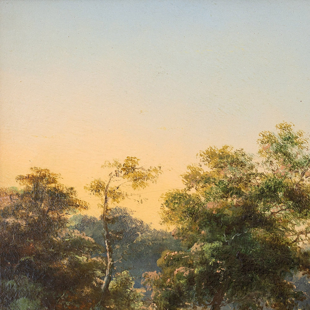 Cornelis Jan Bolt, Pastoral Landscape With Distant Hills