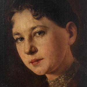 Alois Broch, Portrait Study Of A Girl