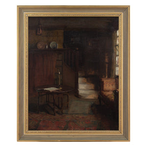 Early 20th-Century Interior Scene With Table