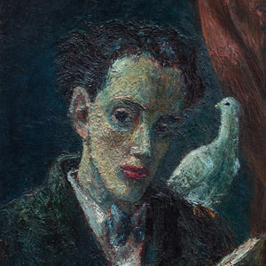 Mid 20th-Century Portrait Of A Man & Dove