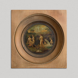 Bathing Nymphs In a Brook Miniature