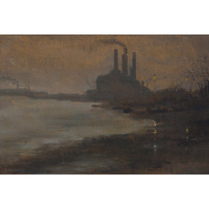 Evening On The Thames By Battersea