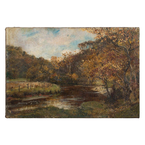 English School Landscape With River