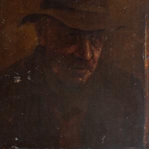 Portrait Of A Leathery Cowboy