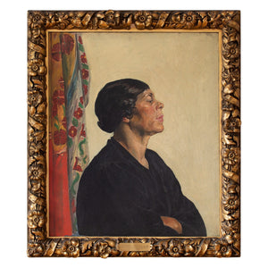 Phillipe De Rougemont, Portrait Of A Woman With Folded Arms