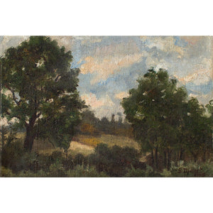 French School Impressionistic Wooded Landscape