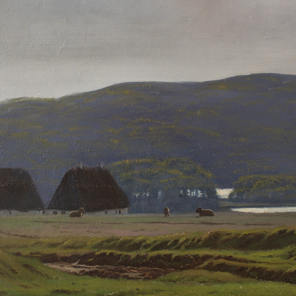 Harald Foss, Pastoral Scene In Virkland, Denmark