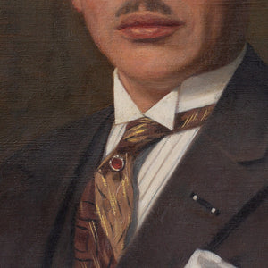 Early 20th-Century Danish School Portrait Of A Gentleman