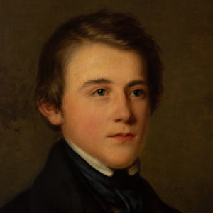 Reserved - 19th-Century German School Portrait Of A Young Gentleman