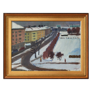 Sigvard Holmquist, Winter Landscape At Mariedalsvägen