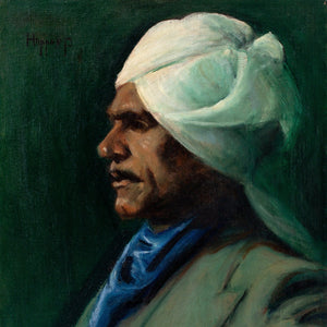 Danish School, Early 20th-Century Portrait Of A Man In A Turban