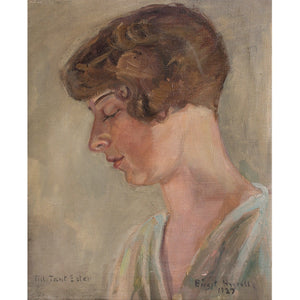 Birgit Hygrell, Art Deco Portrait Of A Woman