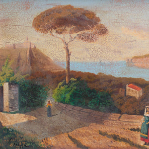 Italian Coastal Landscape With Figures