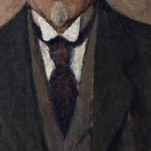 Lilli Lundsteen, Portrait Of A Gentleman With A Homburg