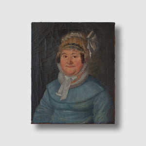 19th Century German School, Portrait Of A Lady With A Bonnet