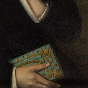 Franciscus Melzer, Portrait Of A Boy Holding A Book