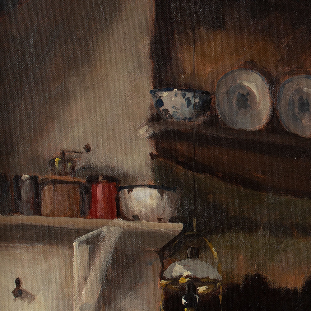 Hendrik-Jan Neuland, Farmhouse Interior With Fireplace