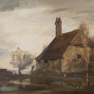Philip Hugh Padwick, Autumnal Landscape With Cottage