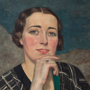 Bart Peizel, Portrait Of A Seated Lady
