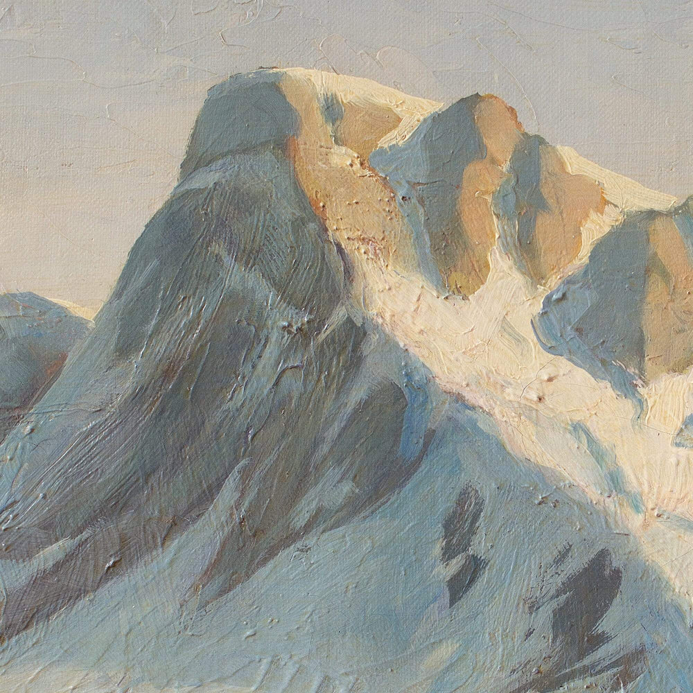Emanuel A Petersen, Arctic Landscape With Inuit