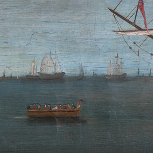 Provincial 19th-Century British Maritime Scene