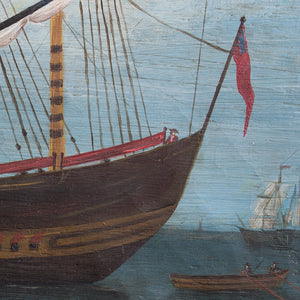 Provincial 19th-Century British Maritime Scene