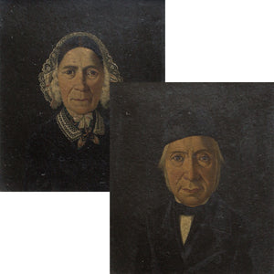Pair Of Danish Family Portraits
