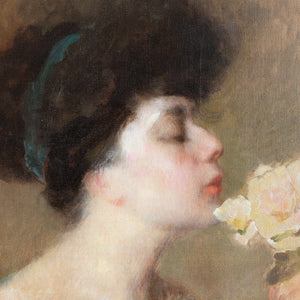 Charles Joseph Watelet, Lady With A Rose